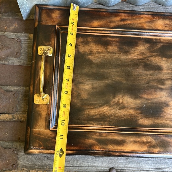 Distressed Unique and One-of-a-Kinda Homemade Tray Server with Handles - Recycle - Picture 5 of 16